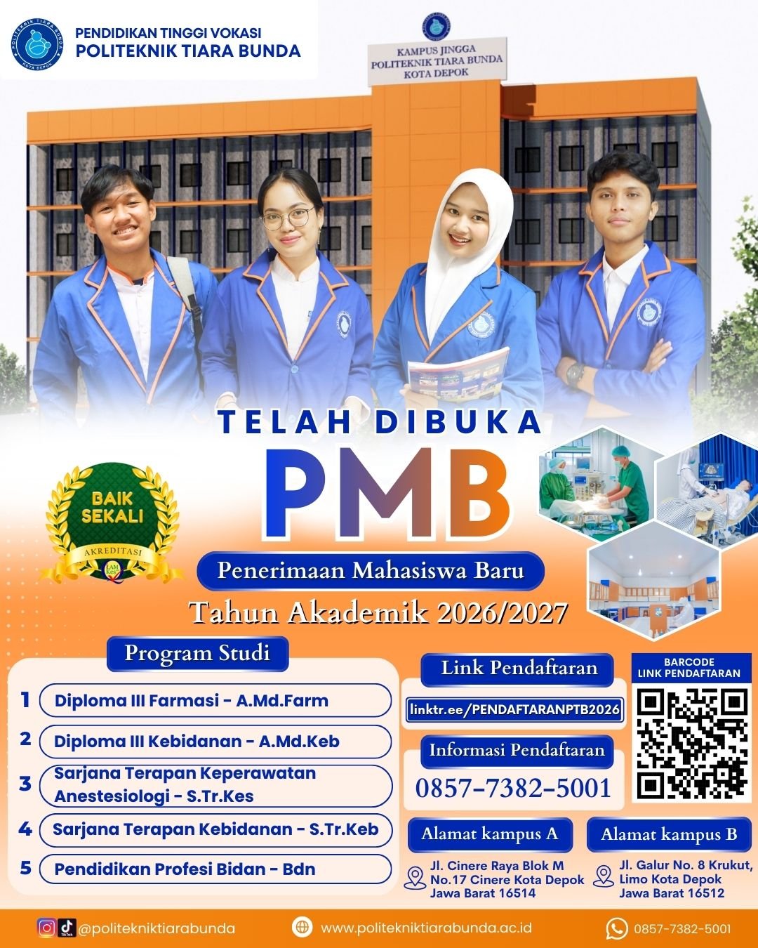 PMB (Penerimaan Mahasiswa Baru) 2026-2027